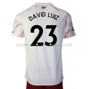 Günstige Arsenal 2020-21 David Luiz 23 Fußballtrikots Auswärtstrikot..